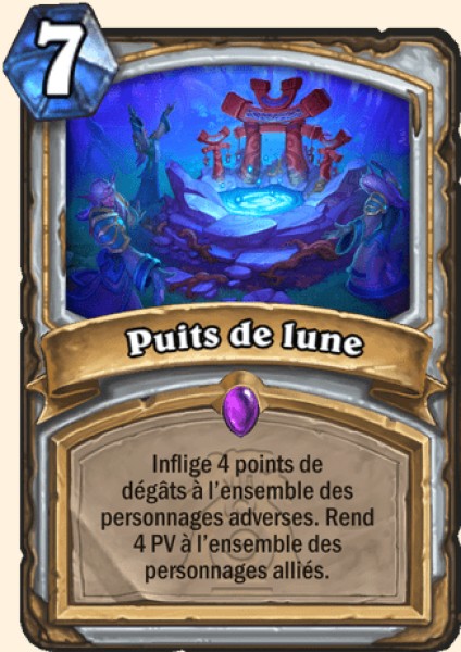 Puits de lune carte Hearhstone