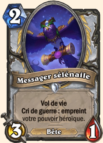 Messager selenaile carte Hearhstone