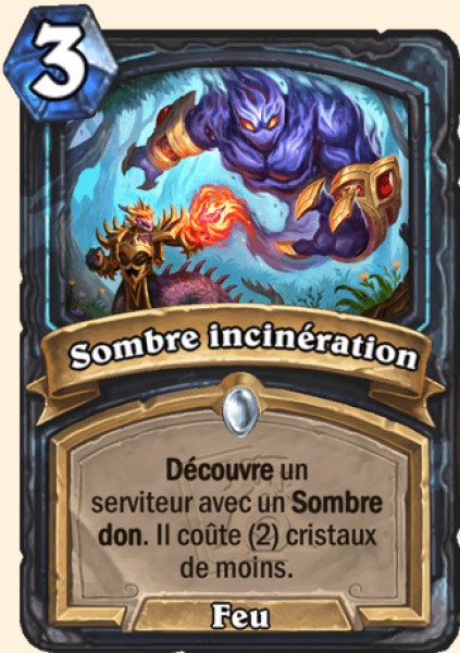 Sombre incineration carte Hearhstone