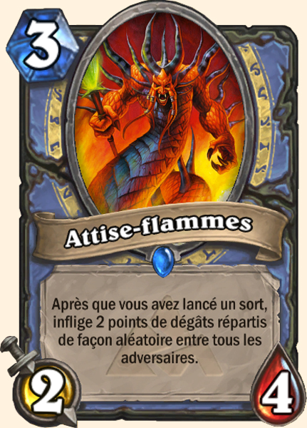 Attise-flammes carte Hearhstone