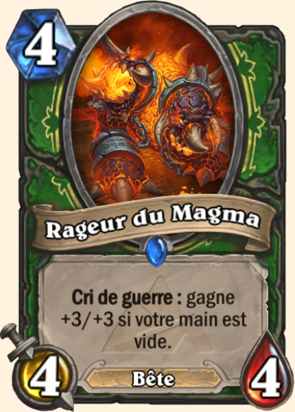 Rageur du Magma carte Hearhstone