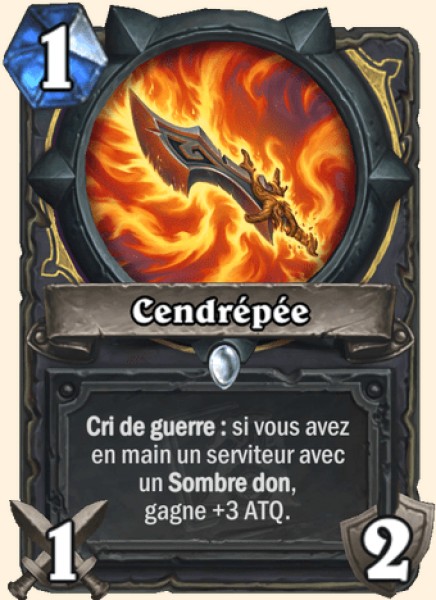 Cendrepee carte Hearhstone