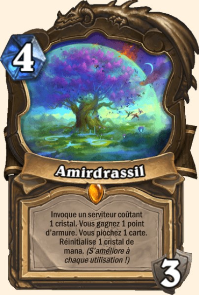 Amirdrassil carte Hearhstone