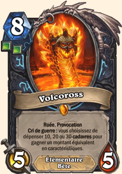 Volcoross carte Hearhstone