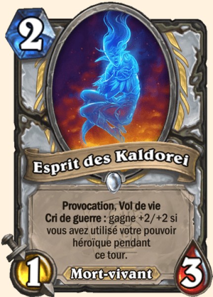 Esprit des Kaldorei carte Hearhstone