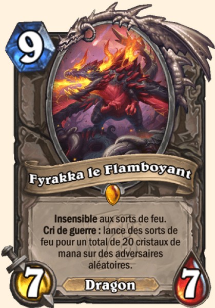 Fyrakka le Flamboyant carte Hearhstone