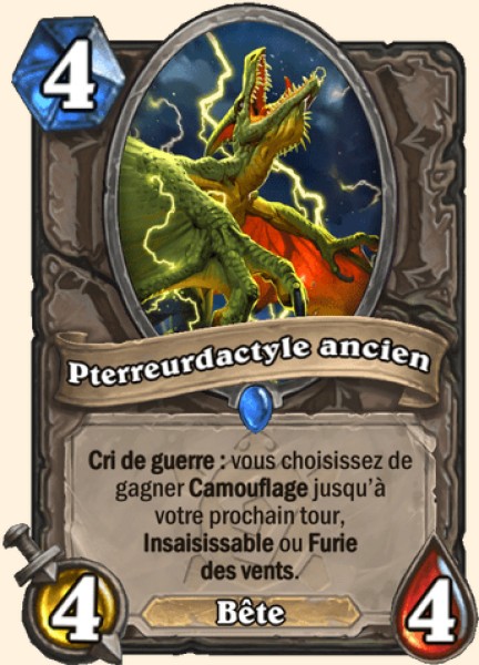 Pterreurdactyle ancien carte Hearhstone