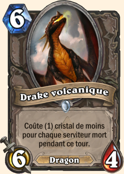 Drake volcanique carte Hearhstone