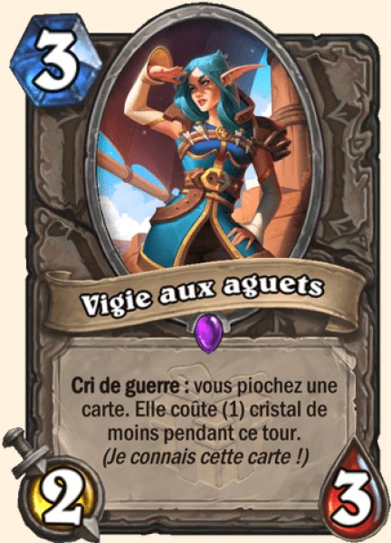 Guetteuse aux yeux percants carte Hearhstone