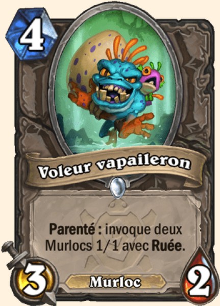 Voleur vapaileron carte Hearhstone