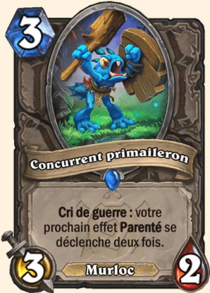 Concurrent primaileron carte Hearhstone