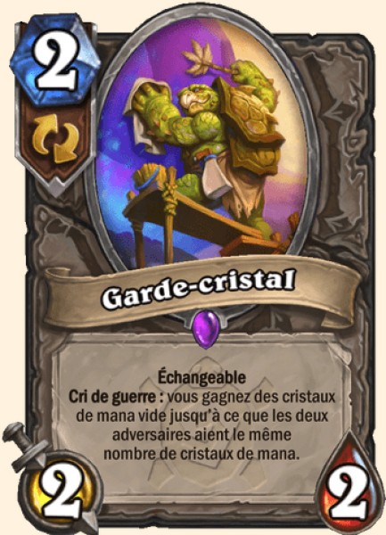 Garde-cristal carte Hearhstone
