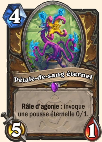 Petale-de-sang eternel carte Hearhstone