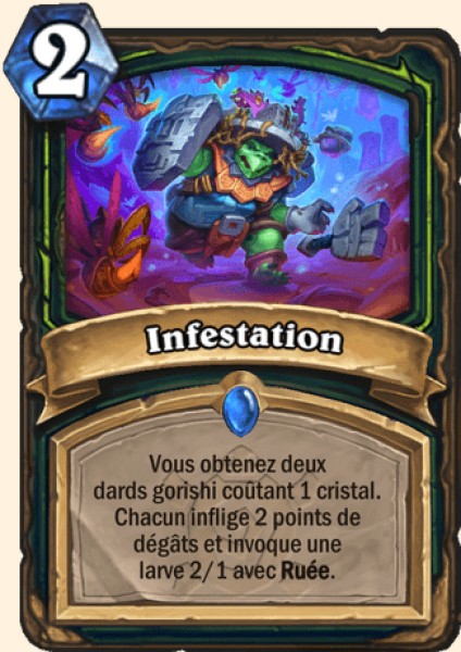 Infestation carte Hearhstone
