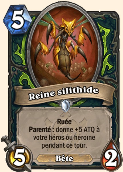 Reine silithide carte Hearhstone