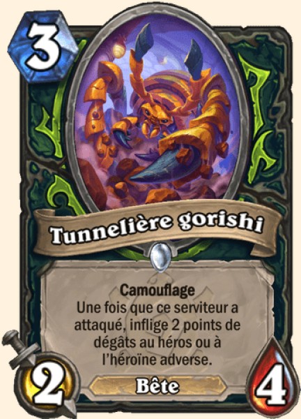 Tunneliere gorishi carte Hearhstone