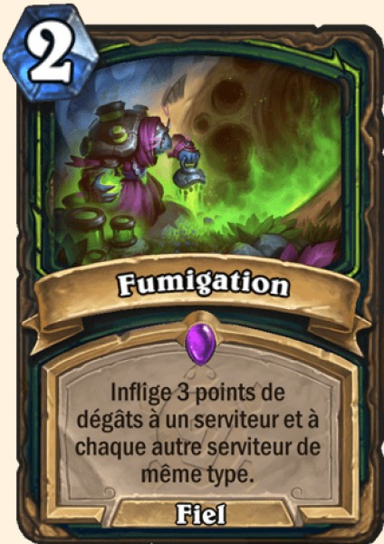 Fumigation carte Hearhstone