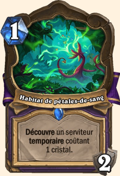 Petale-de-sang biome carte Hearhstone