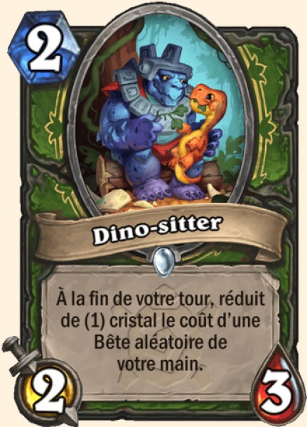 Gardien de dinosaure carte Hearhstone