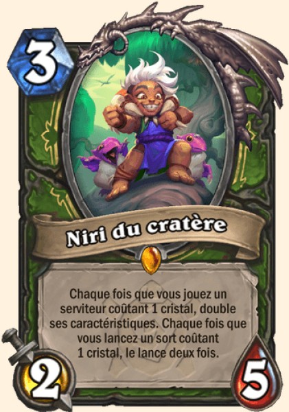 Niri du cratere carte Hearhstone