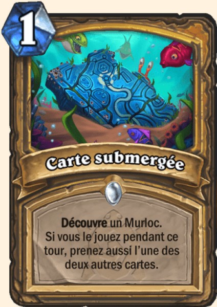Carte submergee carte Hearhstone