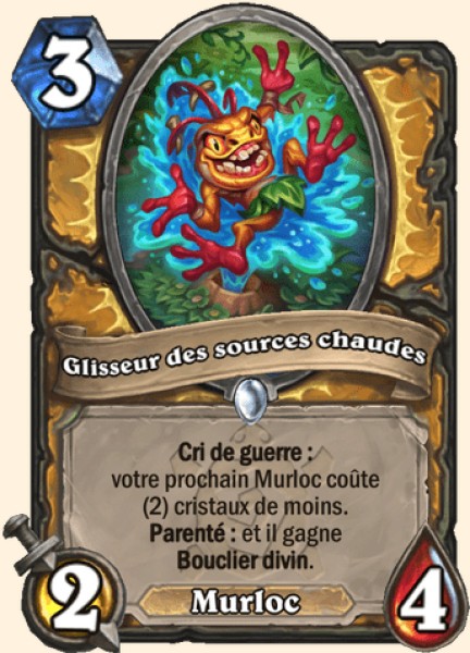 Surfeur de sources chaudes carte Hearhstone