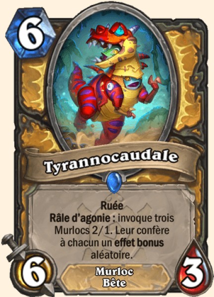 Tyrannogill carte Hearhstone