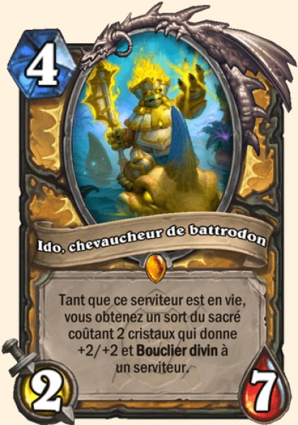 Ido, chevaucheur de battrodon carte Hearhstone