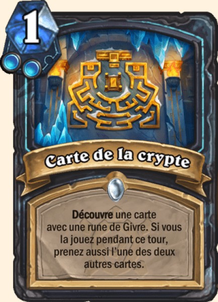 Carte de la crypte carte Hearhstone