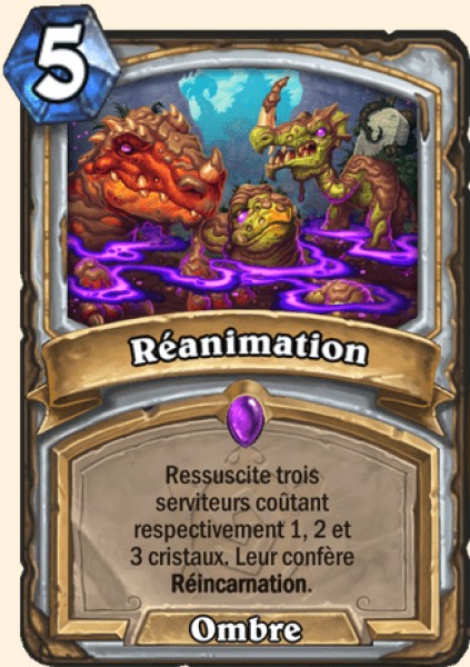 Reanimation carte Hearhstone