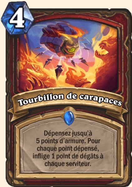 Tourbillon de carapaces carte Hearhstone