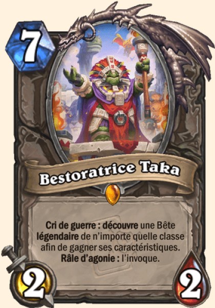 Bestoratrice Taka carte Hearthstone