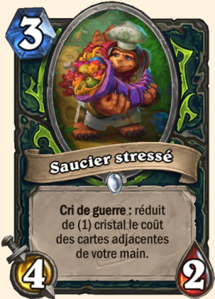 Saucier nerveux carte Hearhstone