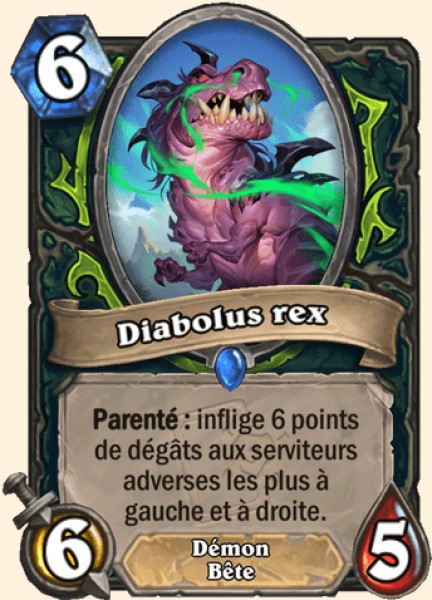 Diabolus Rex carte Hearhstone