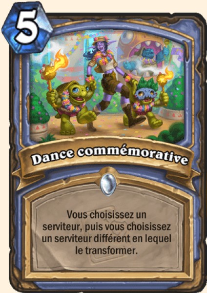 Dance commémorative carte Hearthstone