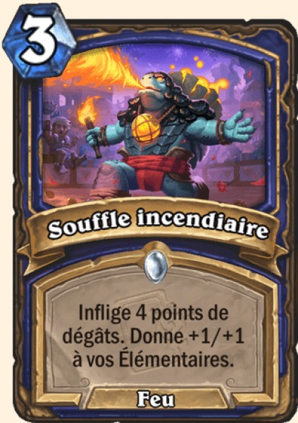 Souffle de feu carte Hearhstone