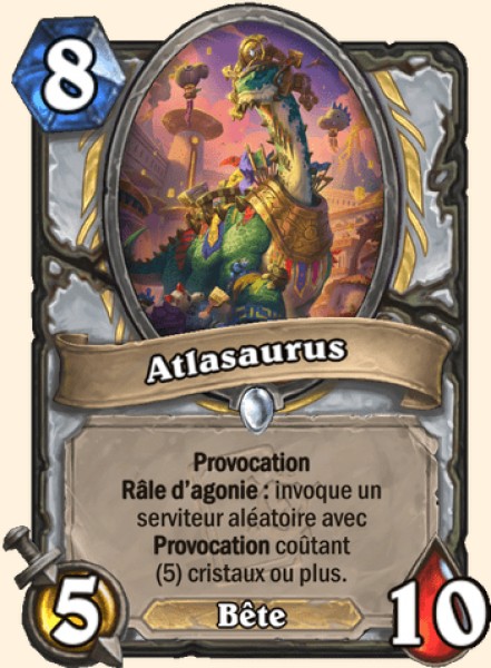 Atlasaurus carte Hearhstone