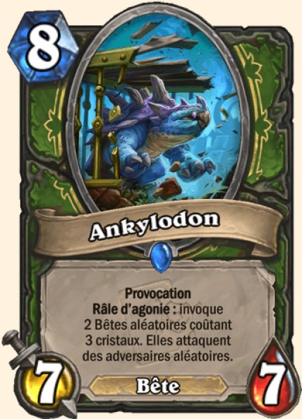 Ankylodon carte Hearhstone