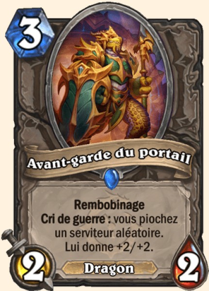 Avant-garde du portail carte Hearhstone