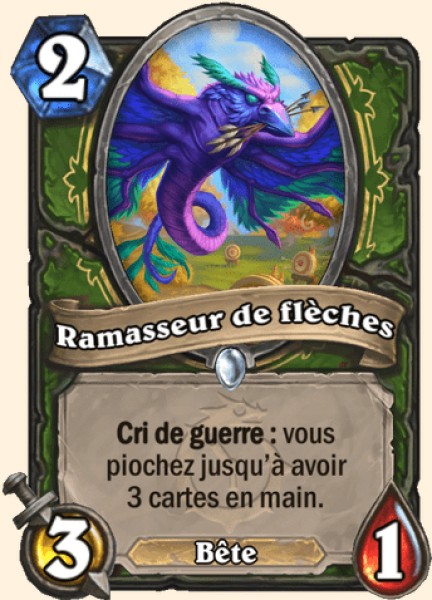 Ramasseur de fleches carte Hearhstone
