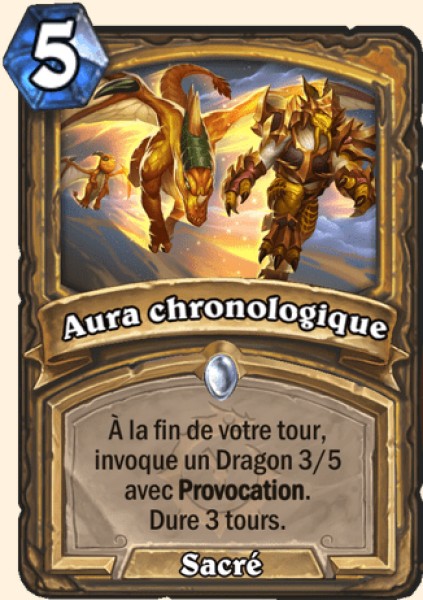Aura chronologique carte Hearthstone