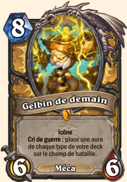 Gelbin de demain carte Hearhstone