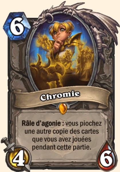 Chromie carte Hearhstone