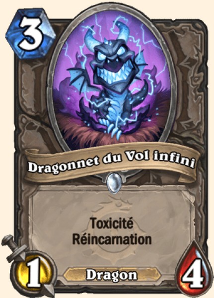 Dragonnet du Vol infini carte Hearthstone