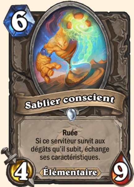 Sablier conscient carte Hearthstone
