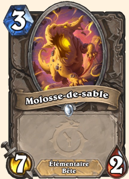 Molosse-de-sable carte Hearthstone