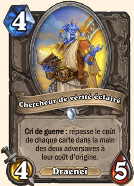 Chercheur de verite eclaire carte Hearhstone