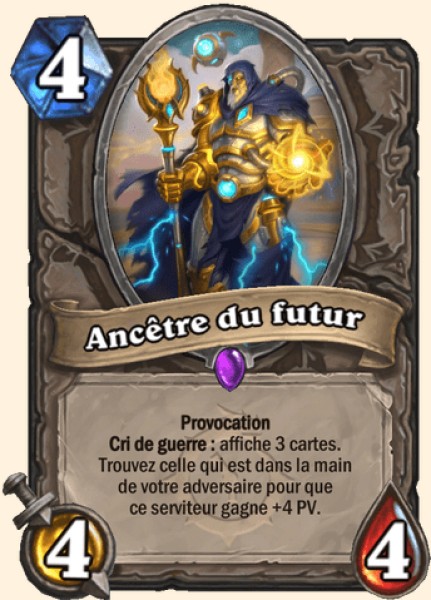 Ancetre du futur carte Hearhstone