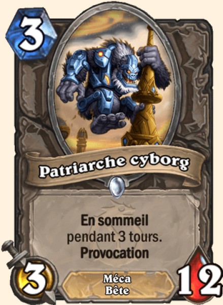 Patriarche cyborg carte Hearthstone