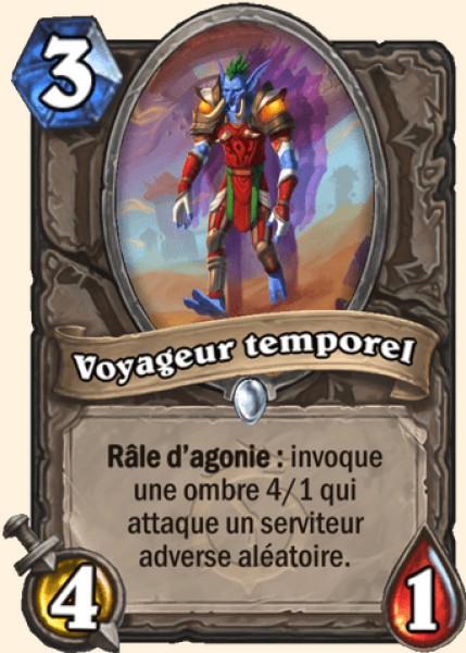 Voyageur temporel carte Hearhstone